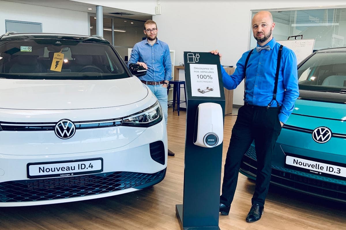 Sébastien Gouzou et Arnaud Masselot de Volkswagen Agen