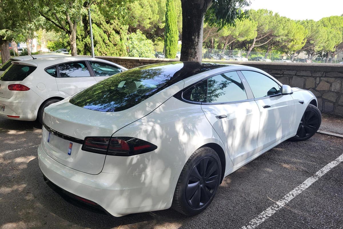 La Tesla Model S d'Olivier