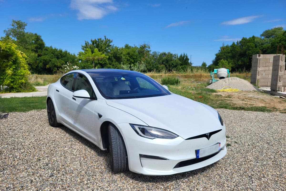 La Tesla Model S d'Olivier